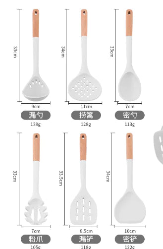 Silicone Cooking Utensils Set